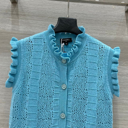 CHANEL SLEEVELESS TOP STYLE 73