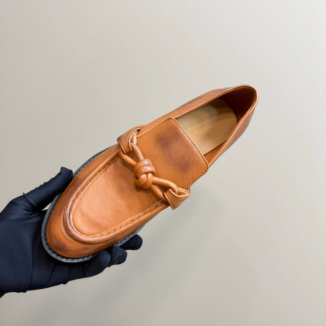 ASTAIRE LOAFER IN CINNAMON BROWN CALFSKIN