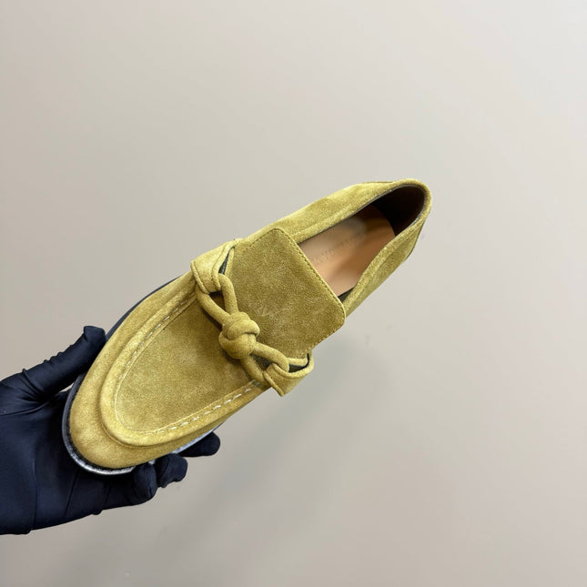 ASTAIRE LOAFER IN OLIVE GREEN SUEDE