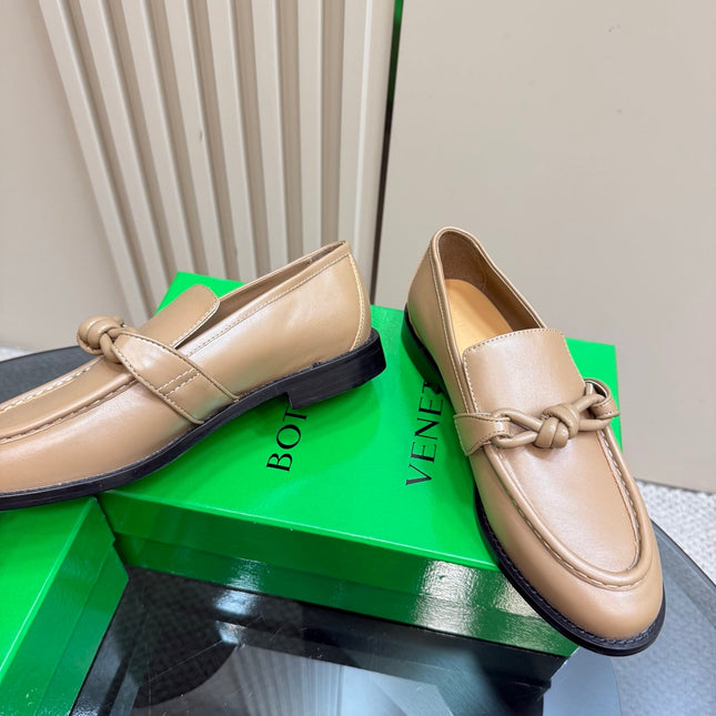 ASTAIRE LOAFER IN LIGHT BROWN CALFSKIN