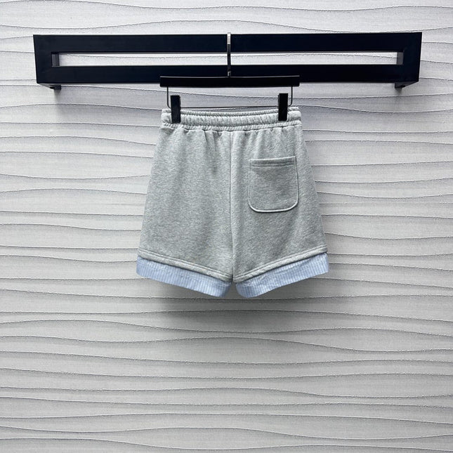 GUCCI SWEATSHIRT AND SHORTS SET IN GREY