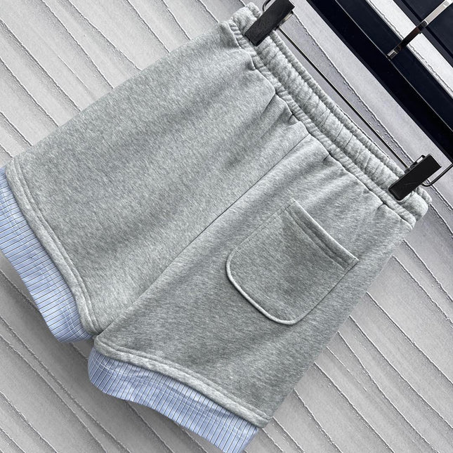 GUCCI SWEATSHIRT AND SHORTS SET IN GREY