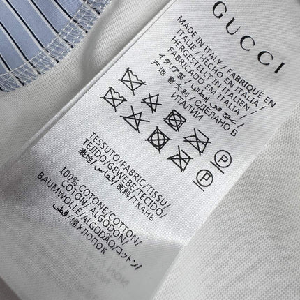 GUCCI CREW NECK SHORT-SLEEVE COTTON TEE