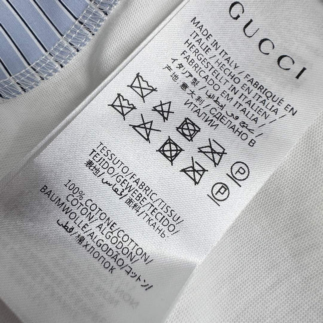 GUCCI CREW NECK SHORT-SLEEVE COTTON TEE