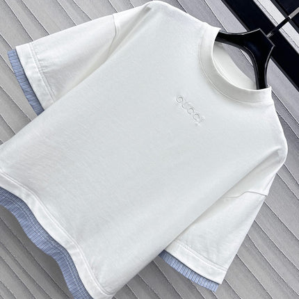 GUCCI CREW NECK SHORT-SLEEVE COTTON TEE