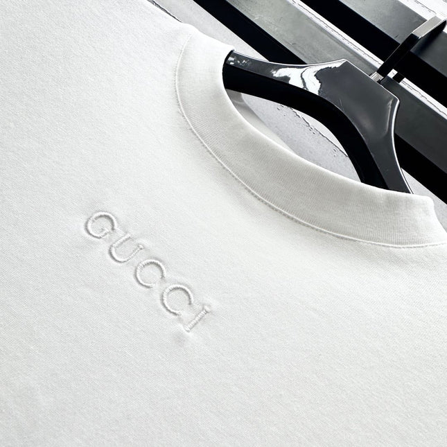 GUCCI CREW NECK SHORT-SLEEVE COTTON TEE