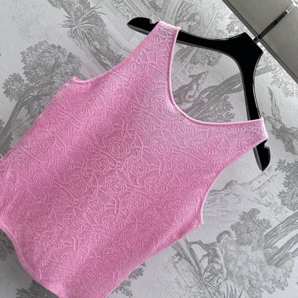 CHANEL SLEEVELESS KNIT TOP 263690