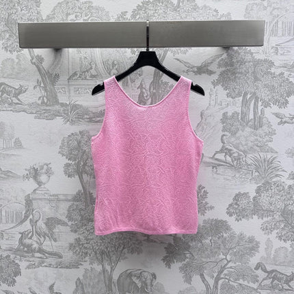 CHANEL SLEEVELESS KNIT TOP 263690