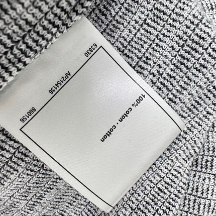 CHANEL CAMISOLE WITH LOGO DETAIL IN GREY