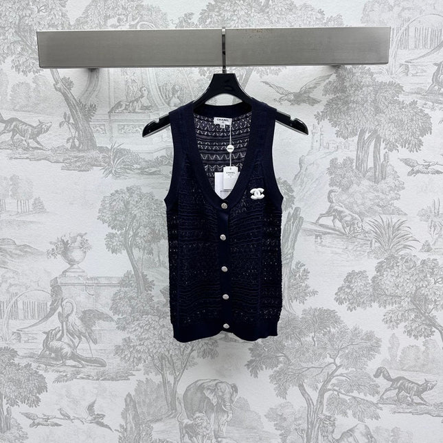 CHANEL KNITTED TANK TOP