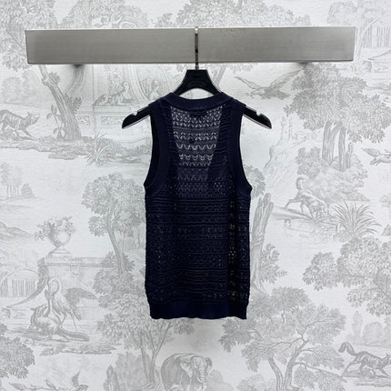 CHANEL KNITTED TANK TOP
