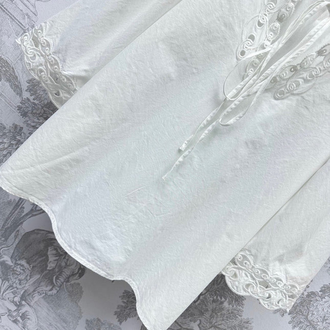 GUCCI 25S EMBROIDERED LONG SLEEVE SHIRT 264651