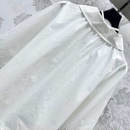 GUCCI 25S EMBROIDERED LONG SLEEVE SHIRT 264651