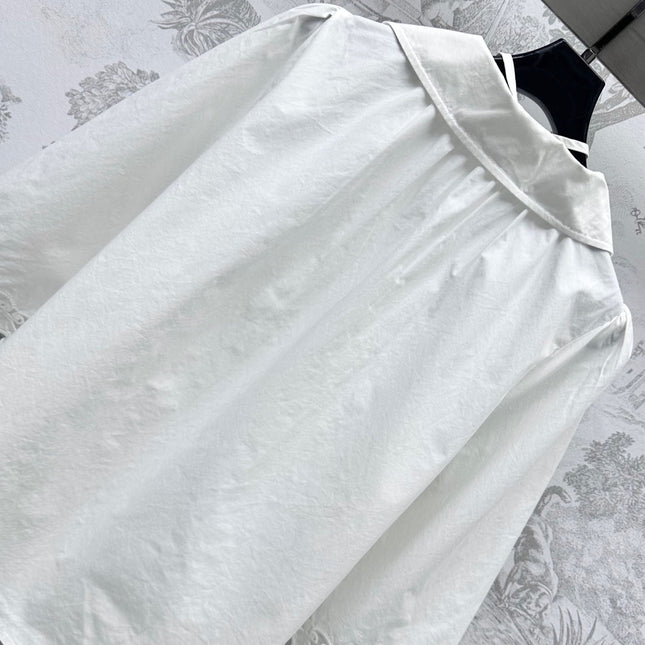 GUCCI 25S EMBROIDERED LONG SLEEVE SHIRT 264651