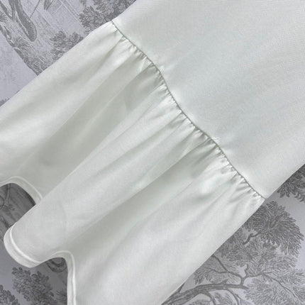 GUCCI 25S PLEATED SHORT-SLEEVE DRESS 264671