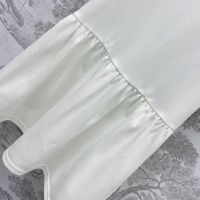 GUCCI 25S PLEATED SHORT-SLEEVE DRESS 264671