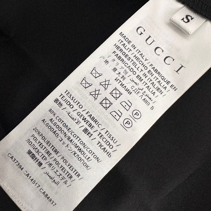 GUCCI 25S SHORT-SLEEVE DRESS IN TWILL SILK 264667