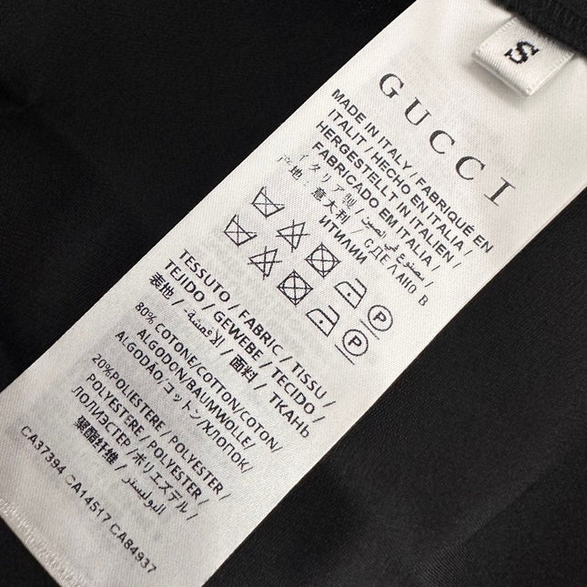 GUCCI 25S SHORT-SLEEVE DRESS IN TWILL SILK 264667