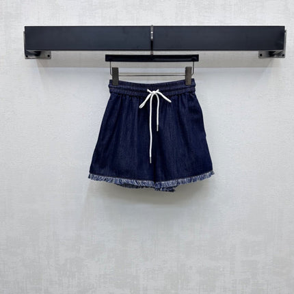 ZIMMERMAN 25S HIGH WAIST DENIM SHORTS 264693