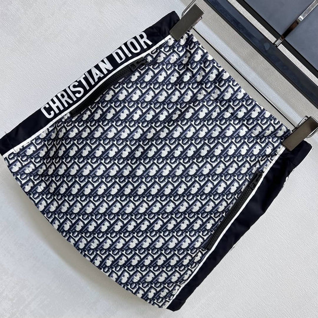 DIOR 25S DRESS WITH TEXT STRIP 264621