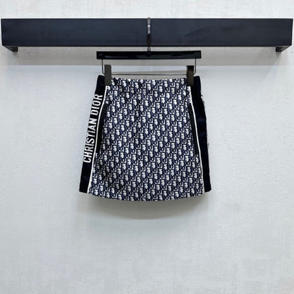 DIOR 25S DRESS WITH TEXT STRIP 264621