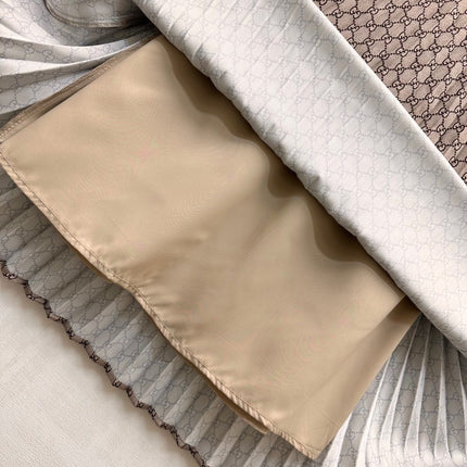 GUCCI 25S PLEATED DRESS IN TWILL FABRIC YB 264500