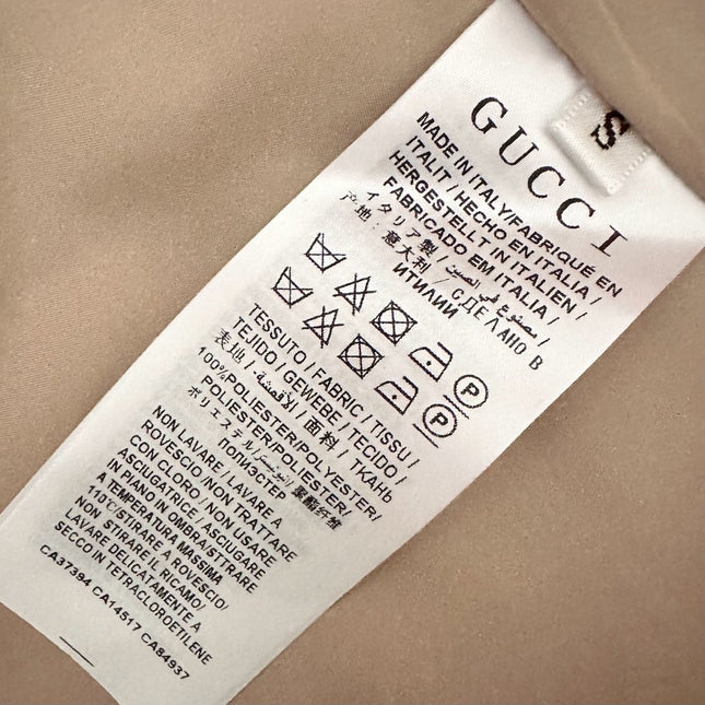 GUCCI 25S PLEATED DRESS IN TWILL FABRIC YB 264500