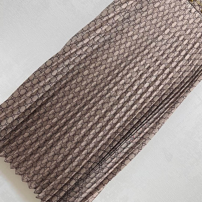 GUCCI 25S PLEATED DRESS IN TWILL FABRIC YB 264500