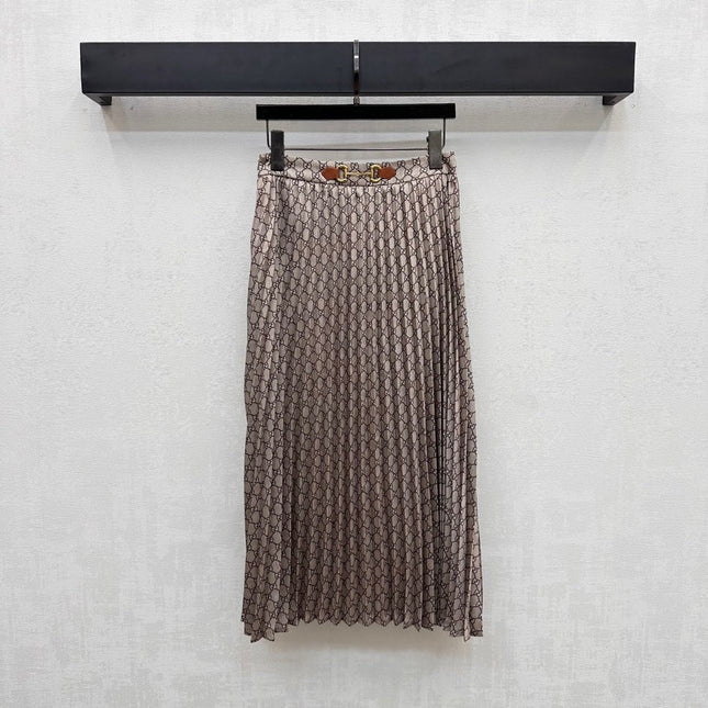 GUCCI 25S PLEATED DRESS IN TWILL FABRIC YB 264500