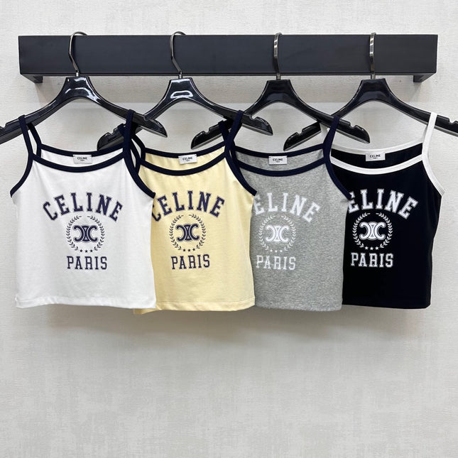 CELINE SPAGHETTI STRAP TOP 267816