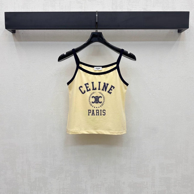 CELINE SPAGHETTI STRAP TOP 267825