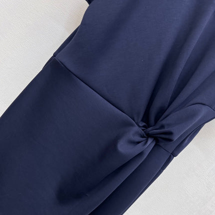 CELINE SHORT SLEEVE LONG DRESS 274432