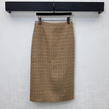 CHANEL 25S BEADED TWEED DRESS SET 307