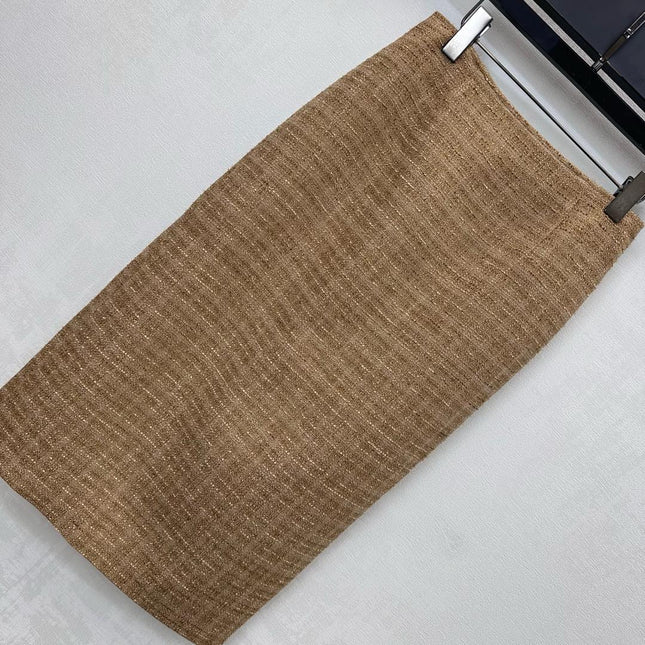 CHANEL 25S BEADED TWEED DRESS SET 307