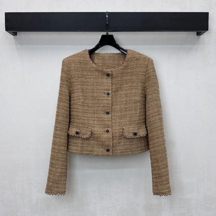 CHANEL 25S BEADED TWEED DRESS SET 307