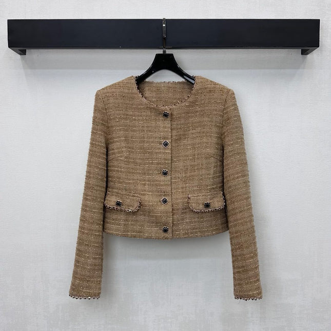 CHANEL 25S BEADED TWEED DRESS SET 307