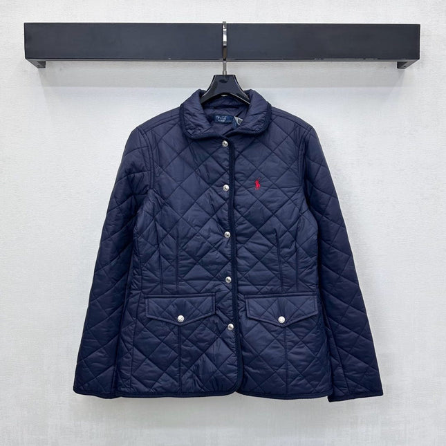 RALPH LAUREN 25S MEDIUM-LENGTH COTTON COAT 201