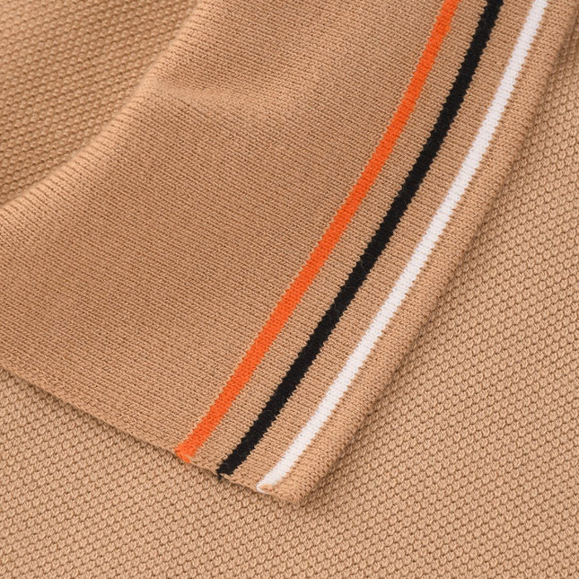 Burberry 25 Polo T- Shirt Caramel Cotton 232684