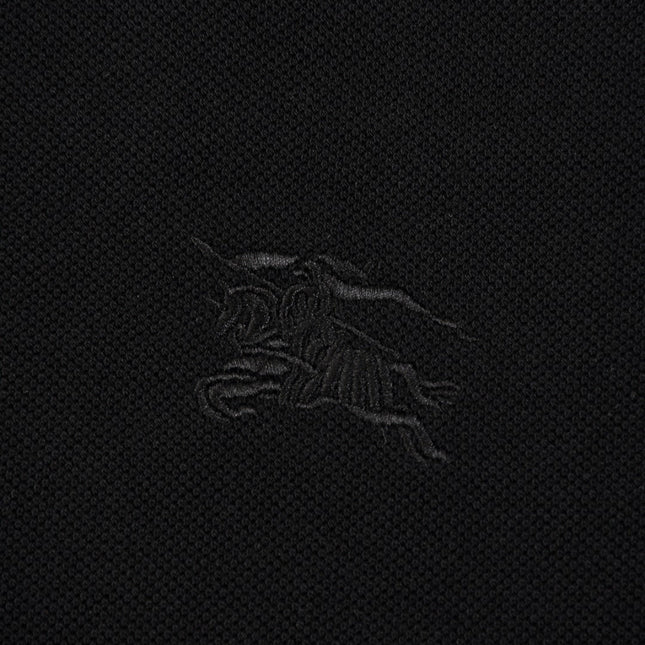 Burberry 25 Polo T- Shirt Black Cotton 232686