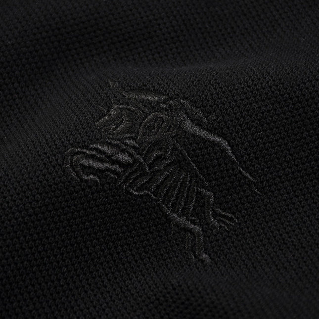 Burberry 25 Polo T- Shirt Black Cotton 232686
