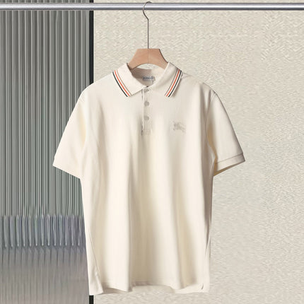 Burberry 25 Polo T- Shirt White Cotton 232685