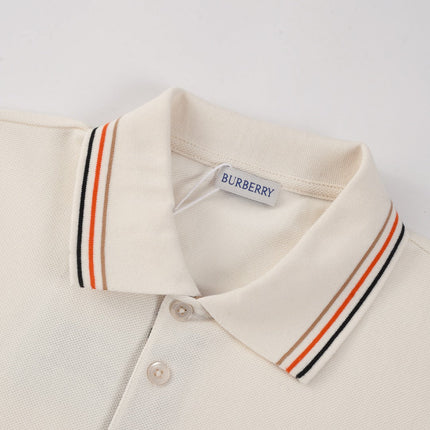 Burberry 25 Polo T- Shirt White Cotton 232685