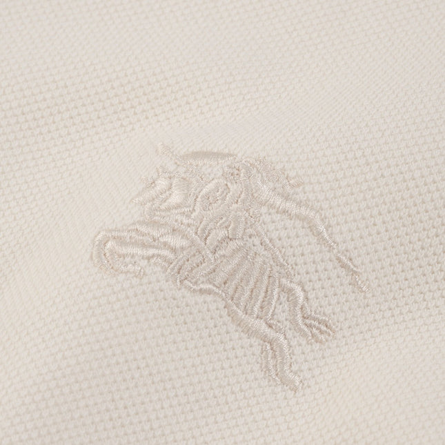 Burberry 25 Polo T- Shirt White Cotton 232685