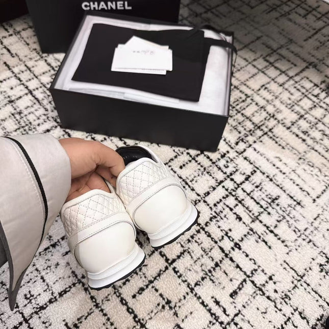 TRAINERS SNEAKER IN WHITE CALFSKIN AND SUEDE