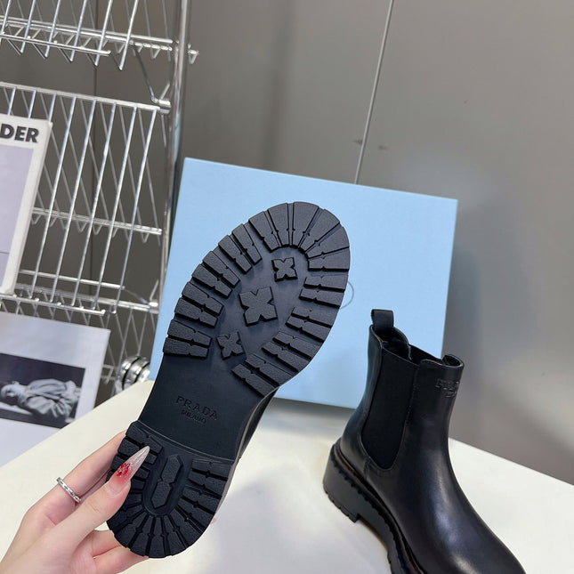 PRA CHELSEA BOOTS BLACK CALFSKIN