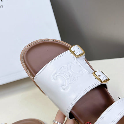 MINO SANDAL IN WHITE CALFSKIN