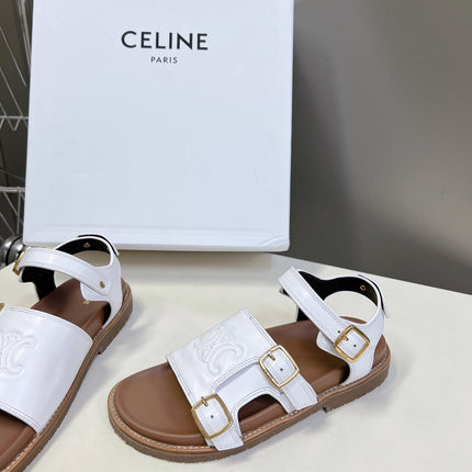 MINO SANDAL IN WHITE CALFSKIN
