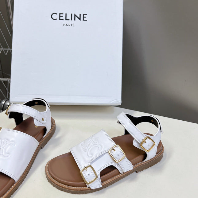 MINO SANDAL IN WHITE CALFSKIN