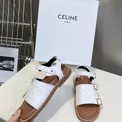 MINO SANDAL IN WHITE CALFSKIN