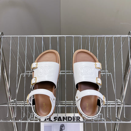 MINO SANDAL IN WHITE CALFSKIN